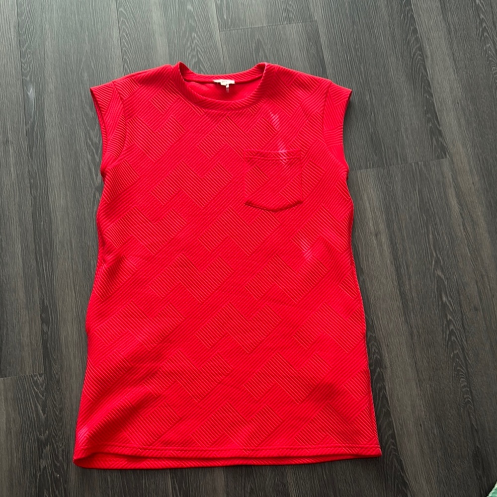 Entro Red Sleeveless Women's dress - like new